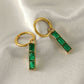 Emerald Drop Earrings