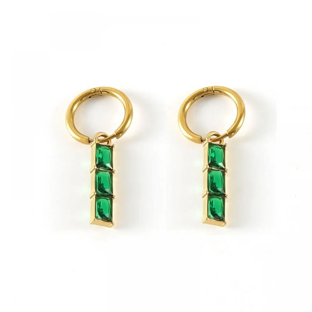 Emerald Drop Earrings