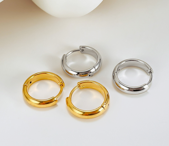 Small Chunky Hoops